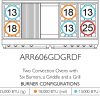 American Range Iconica Cuisine ARR606GDGRDF